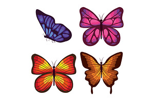 Beautiful Butterflies Flying Set