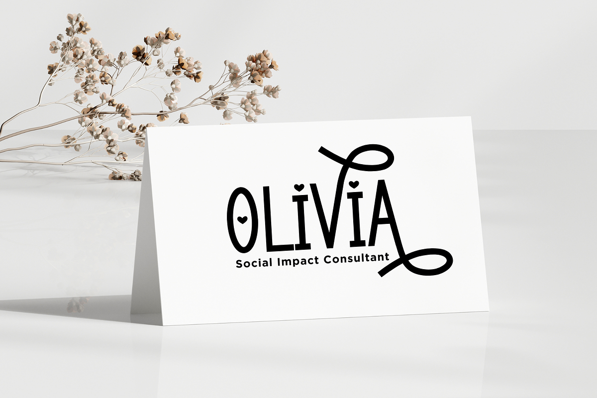 Love Story Cute Font, a Sans Serif Font by Sofia Skoog (Photo 10 of 10)