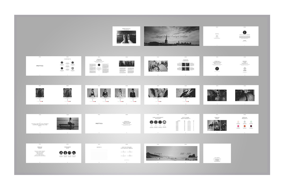 Prettyca Lookbook, a Brochure Template by Firtana (Photo 14 of 14)