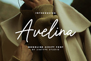 Avelina - Business Branding Font, a Script Font by Jimtype Studio (Thumbnail 1 of 9)