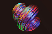 Infinity: 3D Chromatic Shapes, an Object Graphic by RuleByArt (Thumbnail 4 of 24)