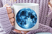 Blue Halloween Bundle Watercolor PNG, an Illustration by Pixels.Craft (Thumbnail 4 of 7)