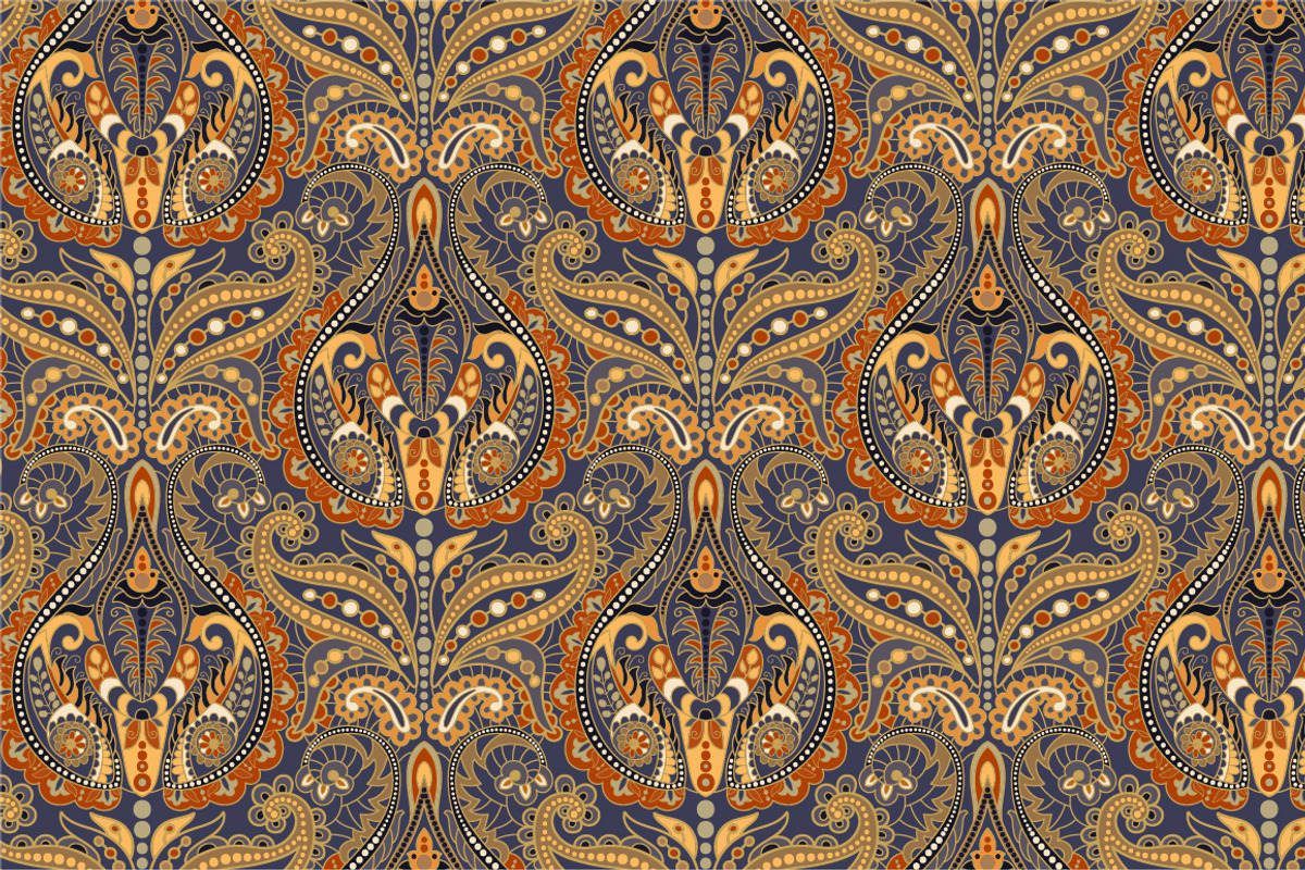 10 Vintage Paisley Patterns, a Pattern Graphic by Sunny_Lion (Photo 4 of 11)
