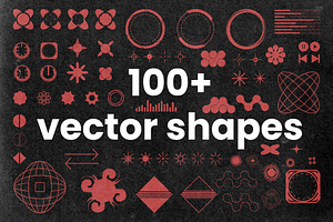 100 Futuristic Vector Shapes Vol.1