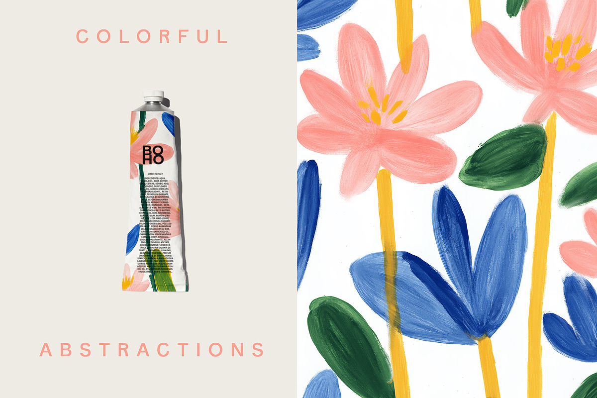 COLORFUL ABSTRACT Prints & Textures, a Background Graphic by Lana Elanor (Photo 4 of 10)