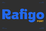 Rafigo, a Sans Serif Font by Khoir (Thumbnail 1 of 9)