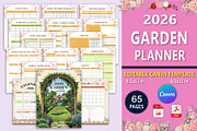 2026 Garden Planner, a Stationery Template by Designmela01 (Thumbnail 1 of 7)