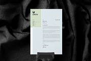 Minimalist Corporate Letterhead, a Stationery Template by AyshaCanvas (Thumbnail 1 of 3)