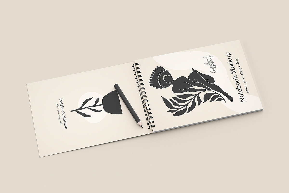 Spiral Notebook Mockup, a Books & Magazine Mockup by ForgeDesign (Photo 5 of 10)