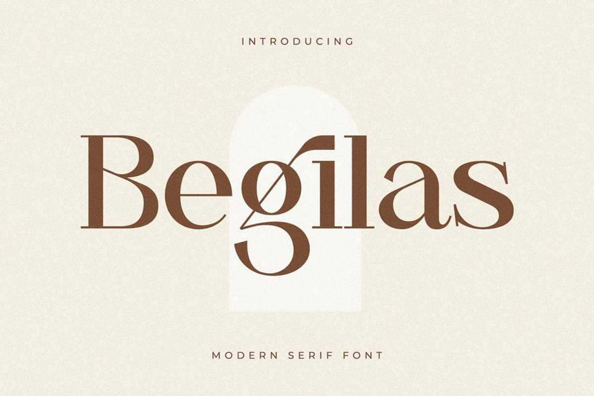 Begilas Modern Serif Font, a Serif Font by Storytype Studio (Photo 1 of 14)