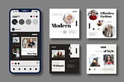 Modern Chic Fashion Social Media, a Social Media Template by MightyDesign (Thumbnail 2 of 8)