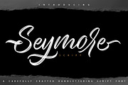 Seymore – Brush Script Font, a Script Font by Typefactoryco (Thumbnail 1 of 12)