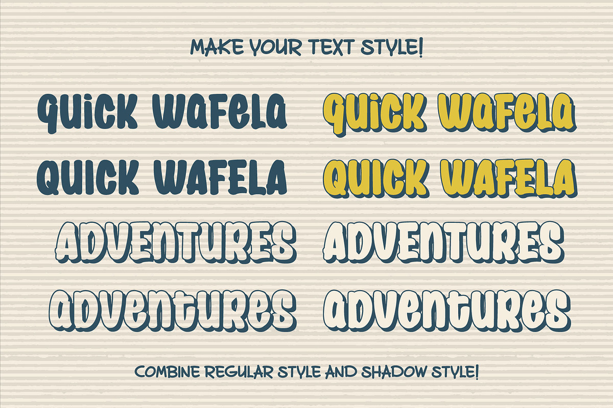 Wafer Trick a Handwritten Font, a Handwritten Font by Rasiorise Studio (Photo 5 of 12)