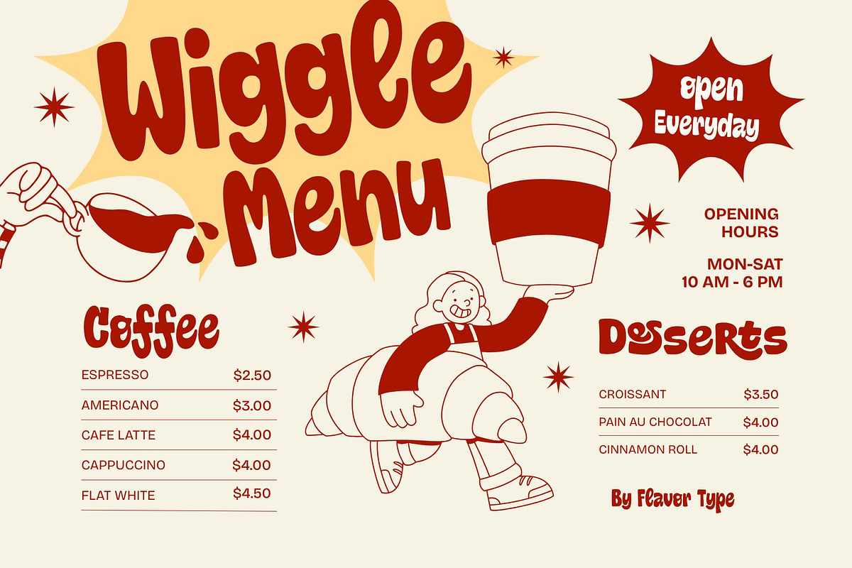 Wiggle Whistle, a Handwritten Font by Flavortype (Photo 7 of 14)