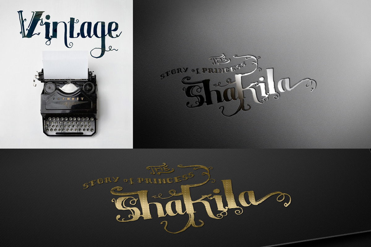 Shakila Typeface Hand Drawn Ornament preview 2
