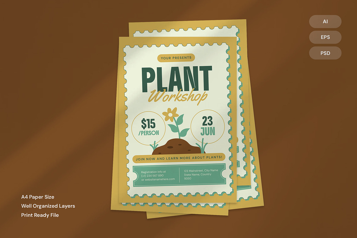 Plant Workshop - Flyer preview 3