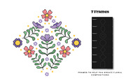 Floral Line Art Set for Procreate, a Brush Add-On by Pencil Twist (Thumbnail 5 of 10)