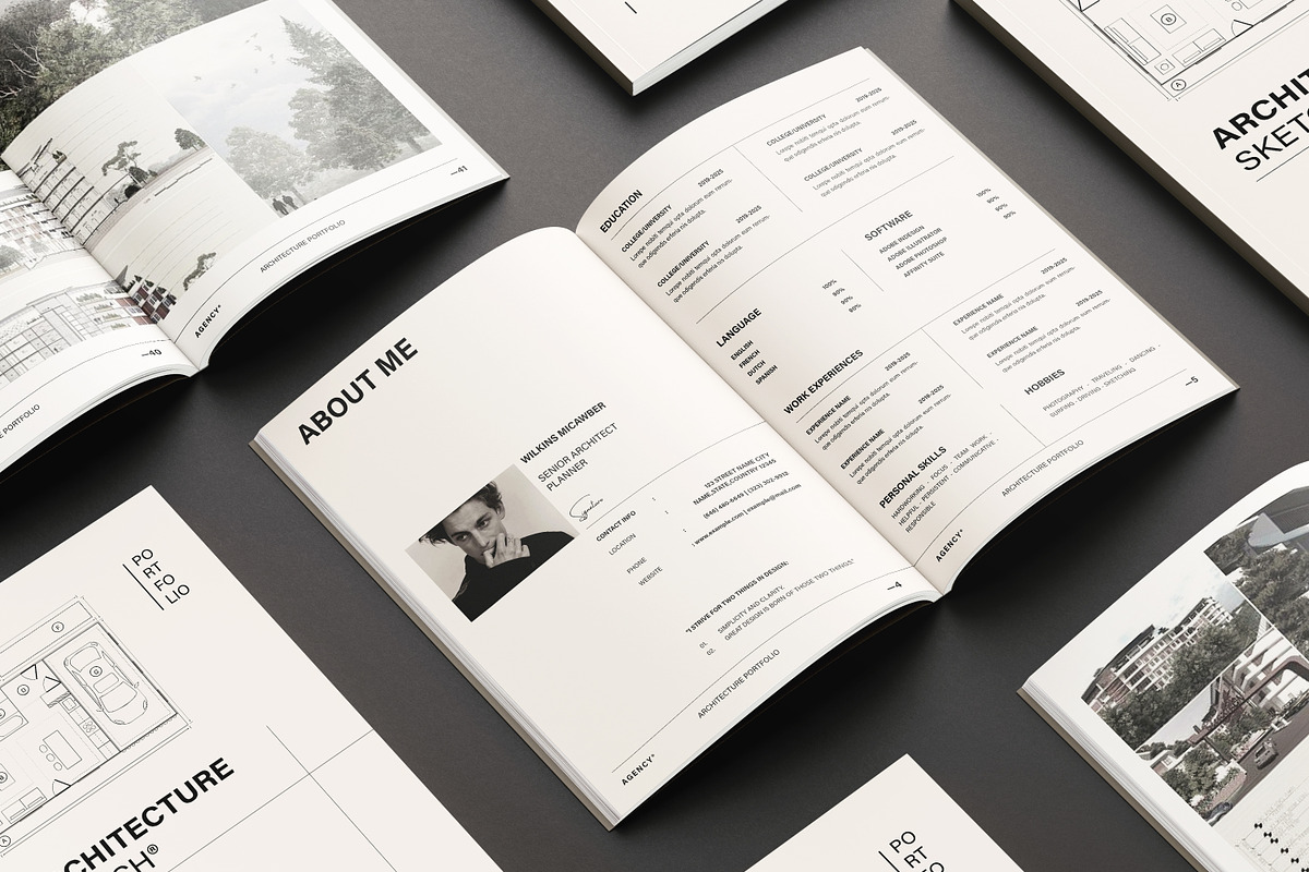 Architecture Portfolio Template, a Brochure Template by ArtisanaAura (Photo 2 of 21)