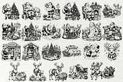 Christmas Scenes SVG Graphics, a Seasonal Illustration by DENIDigitalArtSudio (Thumbnail 6 of 8)