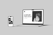 Laptop and Phone Mockup, an iPhone Mockup by Graphiculon (Thumbnail 8 of 11)