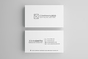 Minimal Modern Business Card Design, a Business Card Template by Shahjhan (Thumbnail 1 of 3)