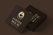 Coffee House Logo, Coffee Cup, an Object Illustration by PushLogo (Thumbnail 1 of 3)