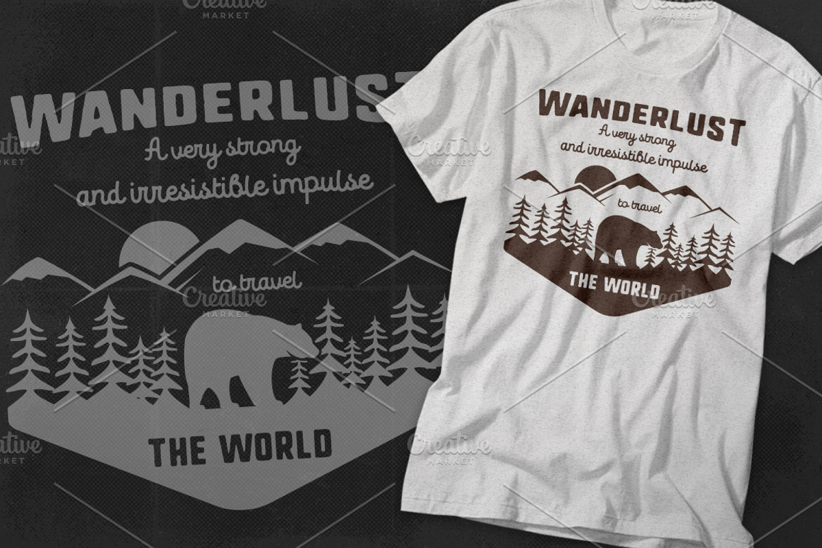 9 Adventure Logos & Tee Designs, an Object Graphic by JeksonGraphics (Photo 8 of 10)