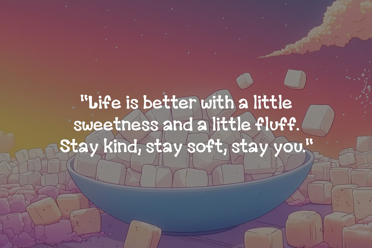 Marshmallow Dreams - Lofi Typeface, a Handwritten Font by HipFonts (Photo 3 of 7)