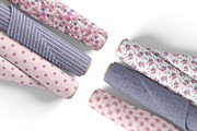 Pink & Indigo Roses Seamless Pattern, a Pattern Graphic by DrawStudio1988 (Thumbnail 4 of 8)