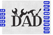 Dad Workshop Tool Machine Embroidery, an Illustration by Purpose Ekbal (Thumbnail 1 of 3)