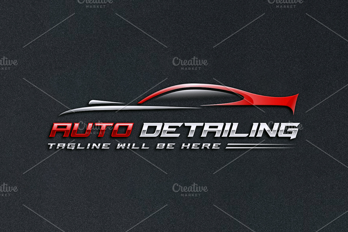 Auto Detailing Logo, Automotive Logo, a Branding & Logo Template by Nahid Hasan Nilim (Photo 4 of 7)