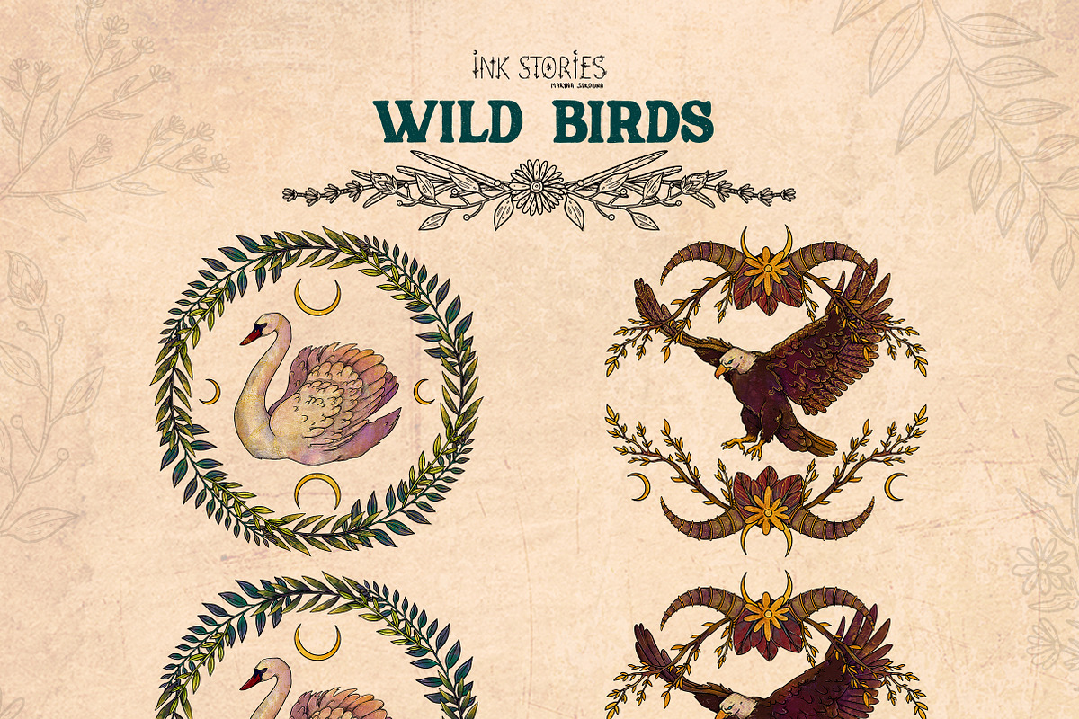 Wild Birds, an Animal Illustration by Ink Stories (Photo 13 of 20)