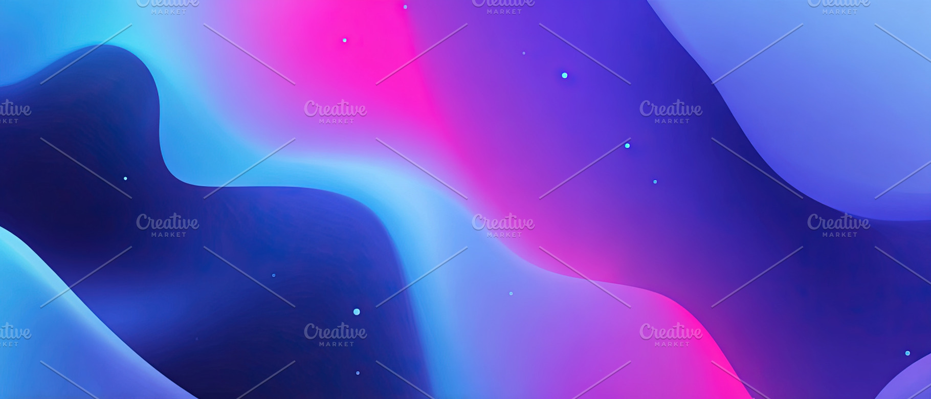 Vibrant abstract background with smooth gradient waves in blue,, an Abstract Photo by Ales Munt