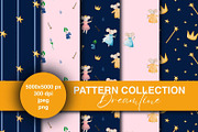 Seamless pattern mouse in watercolor, a Pattern Graphic by Dreamline Desings (Thumbnail 1 of 7)