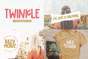 Spring Handwritten Font Bundle