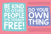 Keep It Real, a Sans Serif Font by pizzadudedotdk (Thumbnail 4 of 8)