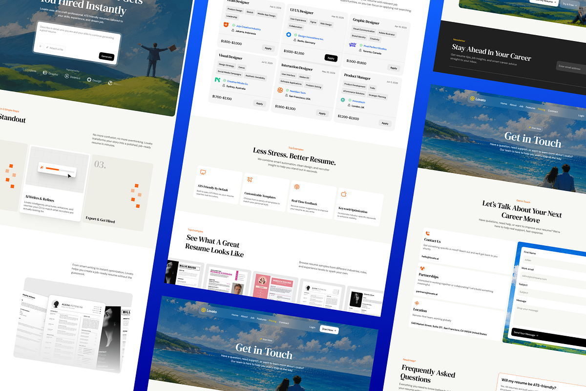 Lovato - AI Resume Builder Website, a Landing Page Template by SLAB! Design (Photo 4 of 5)