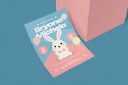 Rabbit Shower Baby Shower Invitation, an Invitation Template by Esensifiksi.studio (Thumbnail 2 of 2)