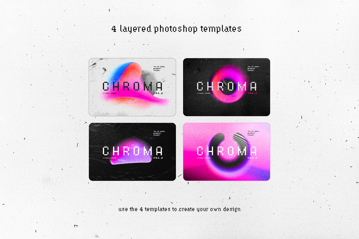 Chroma Grainy Gradient Textures Vol2, a Texture Graphic by kuro (Photo 7 of 10)