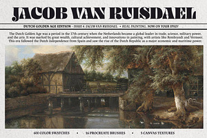 Jacob Van Ruisdael Procreate Kit
