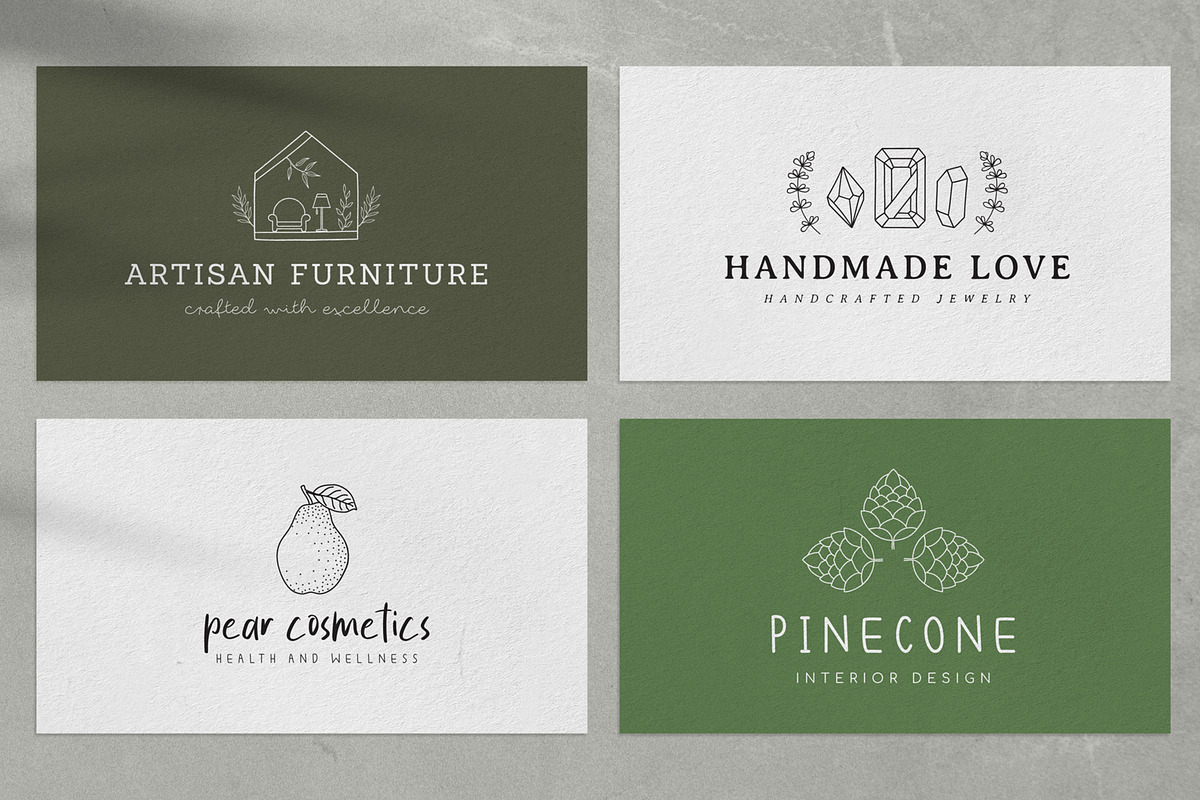 Hand Drawn Feminine Logo Bundle, a Branding & Logo Template by XpertgraphicD (Photo 6 of 8)