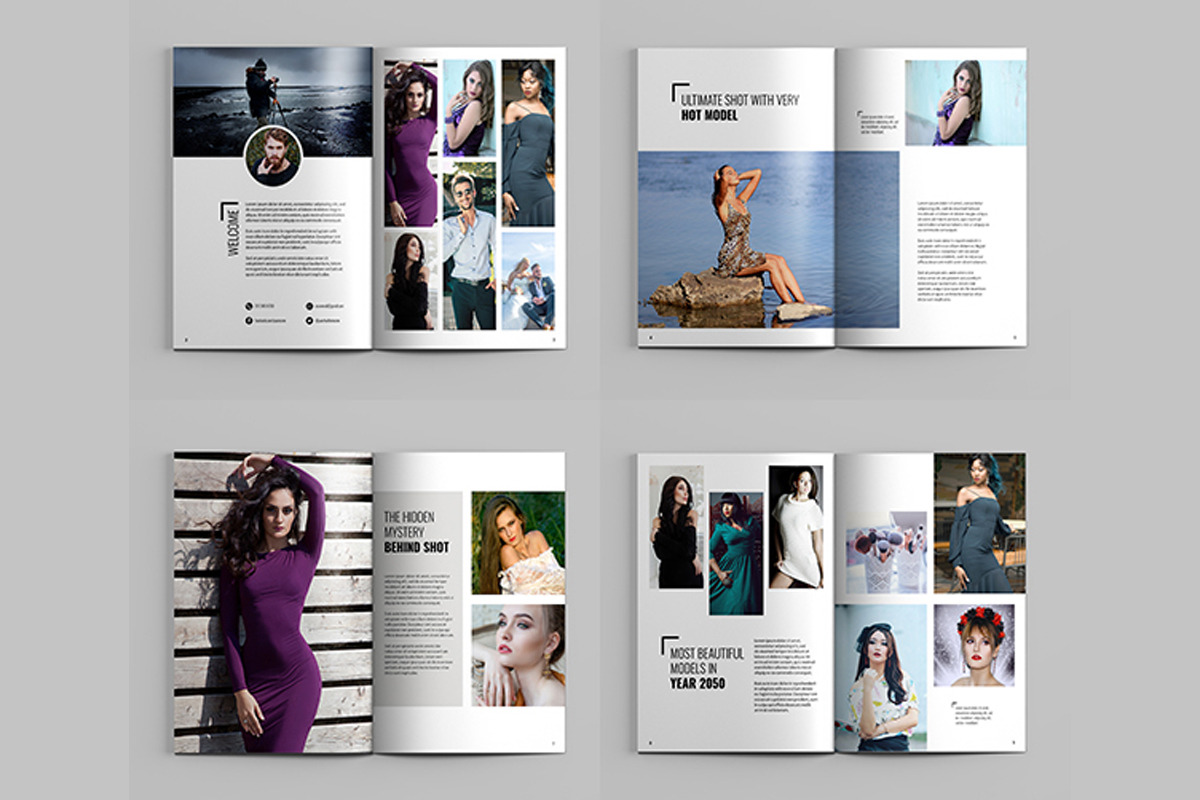 Fashion Photobook Magazine Template, a Magazine Template by xtratimebd (Photo 2 of 4)
