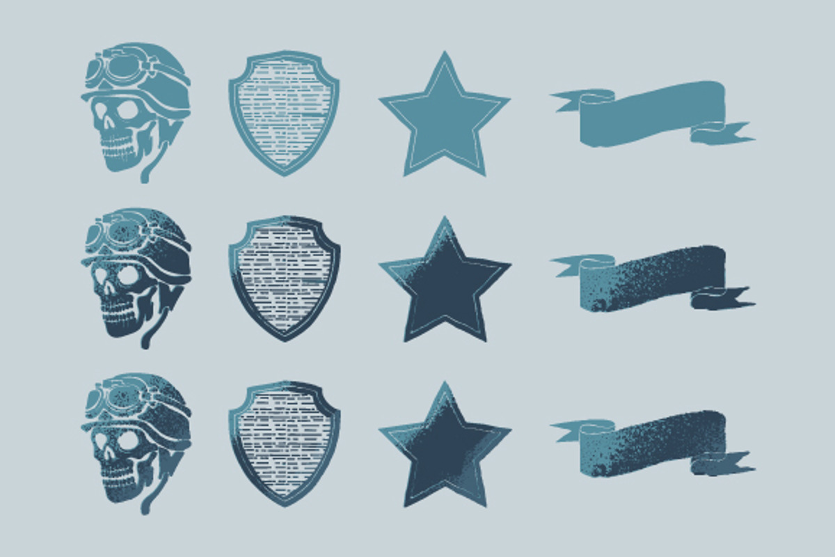 Badges & Ribbons Collection, an Illustration by PaperBat (Photo 3 of 4)