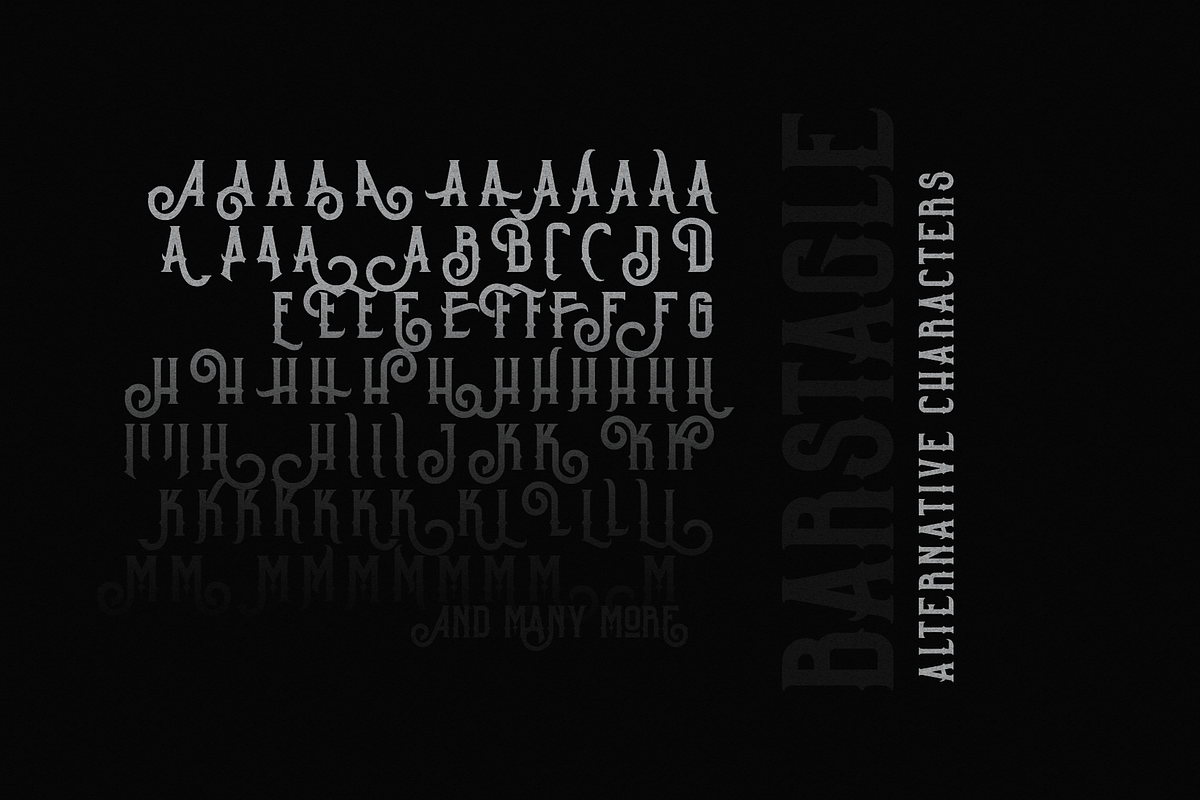 Barstagle for Vintage Brand & Logo, a Serif Font by ilhamtaro (Photo 9 of 9)