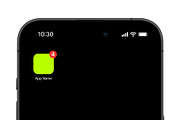 Simple Mobile Iso app Psd mockup, an iPhone Mockup by MOCKUPSDESIGN (Thumbnail 1 of 2)