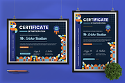 Geometric Certificate, a Stationery Template by SquidPixey (Thumbnail 1 of 6)