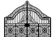 Elegant Ornamental Wrought Iron, a Graphic by Designer_Momina (Thumbnail 20 of 20)
