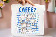 CAFFE Sublimation PNG, an Illustration by Libby Wishes (Thumbnail 4 of 5)