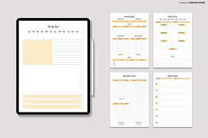 Editable Planner Template/Journal