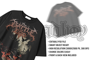 Oversized Tee Mockup 4K Editable PSD, a Shirt Mockup by std.badboy (Thumbnail 4 of 5)